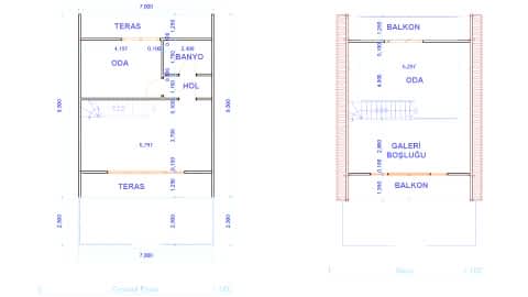 MC49 ÜÇGEN ÇELİK EV
