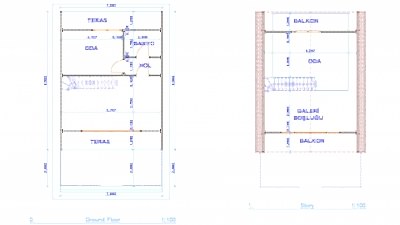 MC49 ÜÇGEN ÇELİK EV