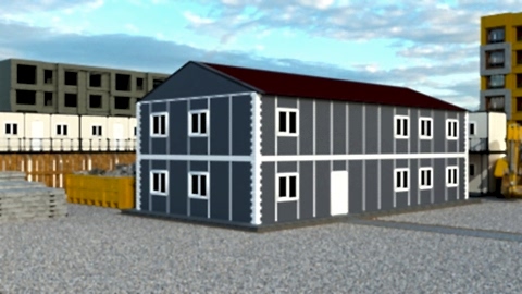 ASİA 340M2  DUBLEX PREFABRİK OFİS