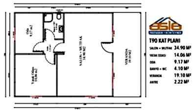 ASİA T90 PREFABRİK EV 