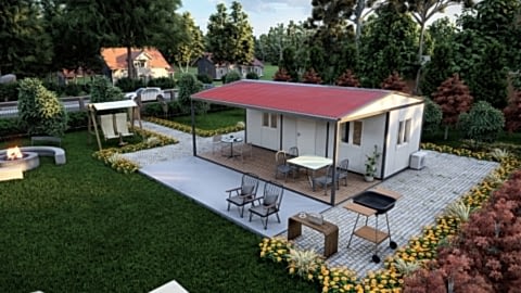 21 M² + VERANDALI MODÜL EV