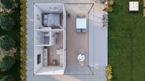 21 M² + VERANDALI MODÜL EV