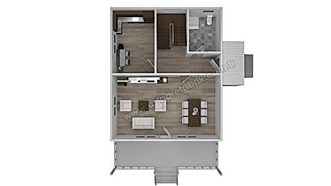 ASİA D129 PREFABRİK EV