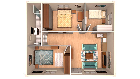 ASİA T49-2 PREFABRİK EV